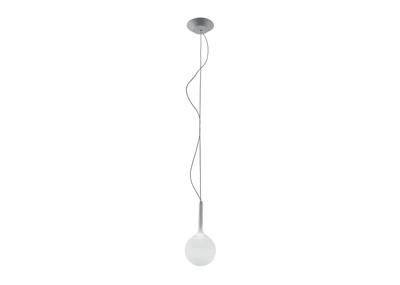 Small Pendant Light - White, Glass image