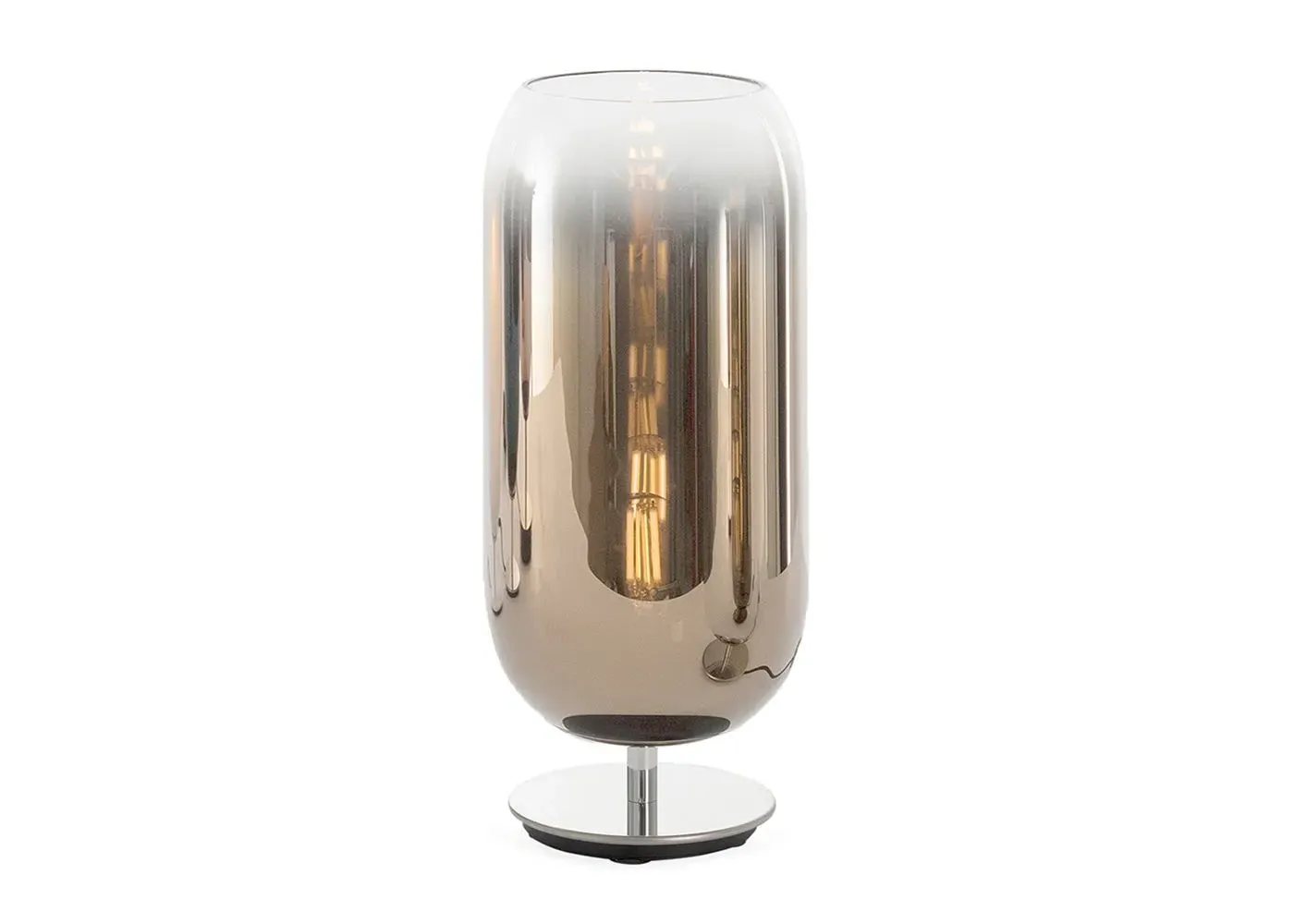 Table Lamp - Bronze, Chrome