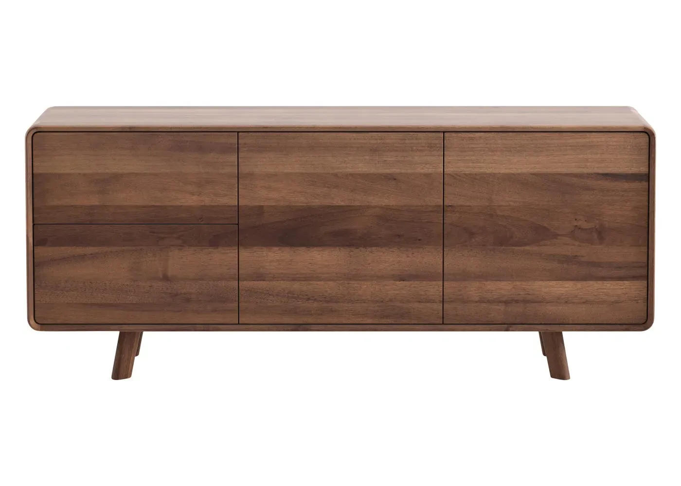 180cm Sideboard - Dark Wood, Walnut image