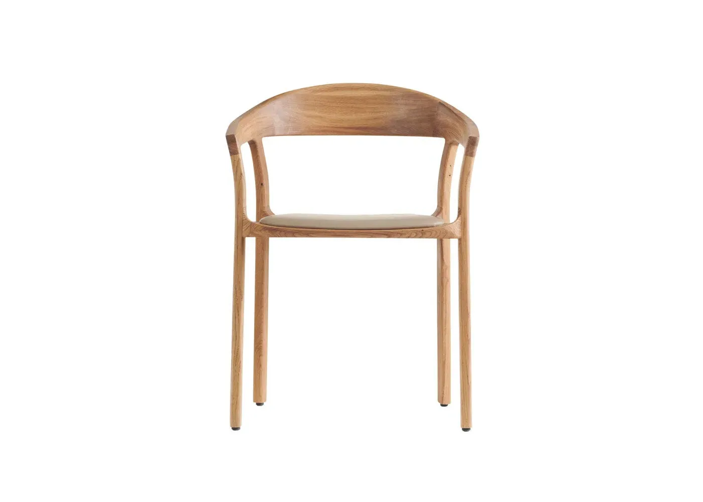Dining Chair - Oak, Leather