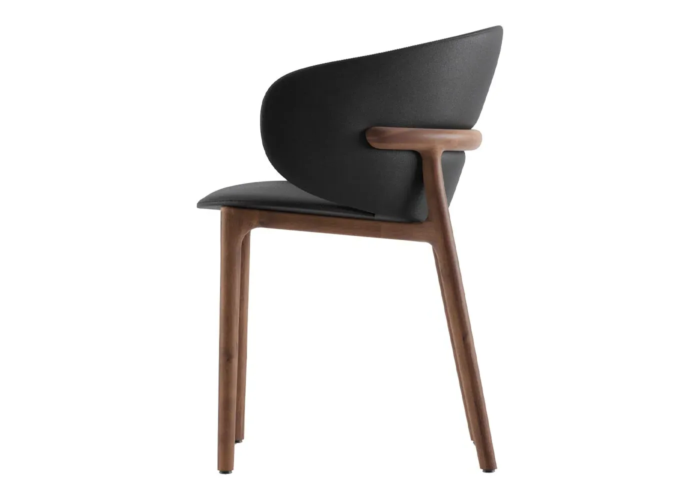 Dining Chair - Walnut, Leather image