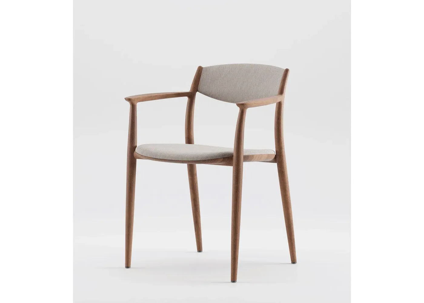Dining Chair with Natural Oil - Black, Walnut
