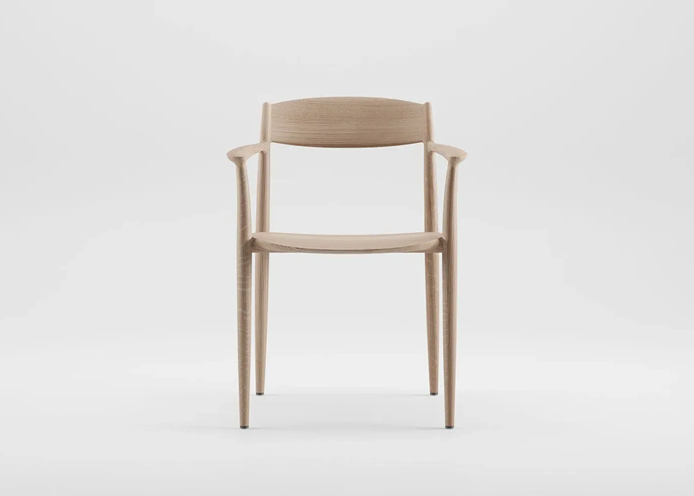 Dining Chair with Oil Finish - Light Wood, Oak
