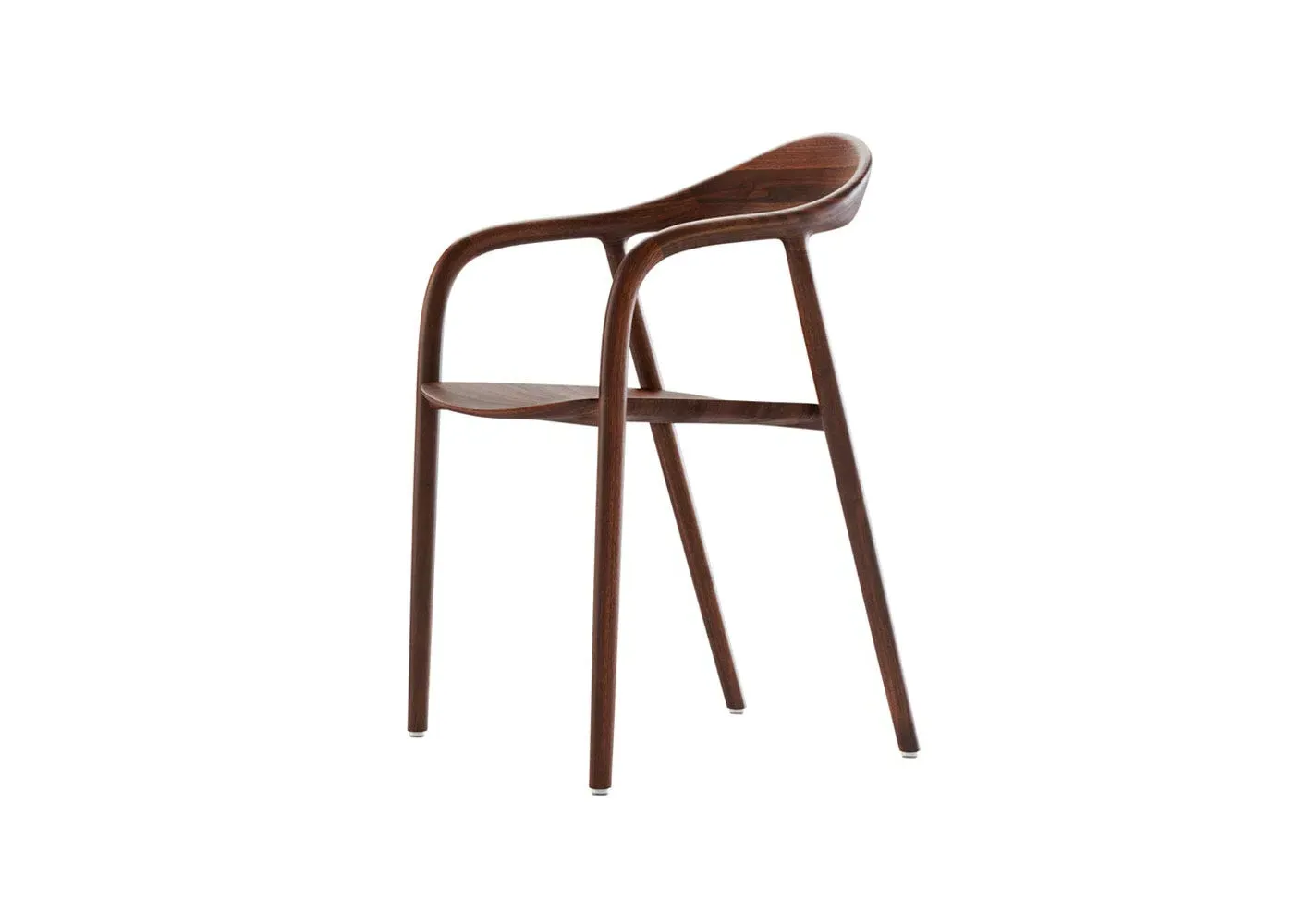 Dining Chair with Oil Finish - Walnut, Wood