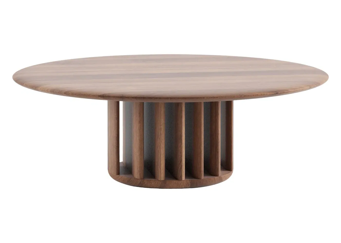Grid Coffee Table - Walnut Wood