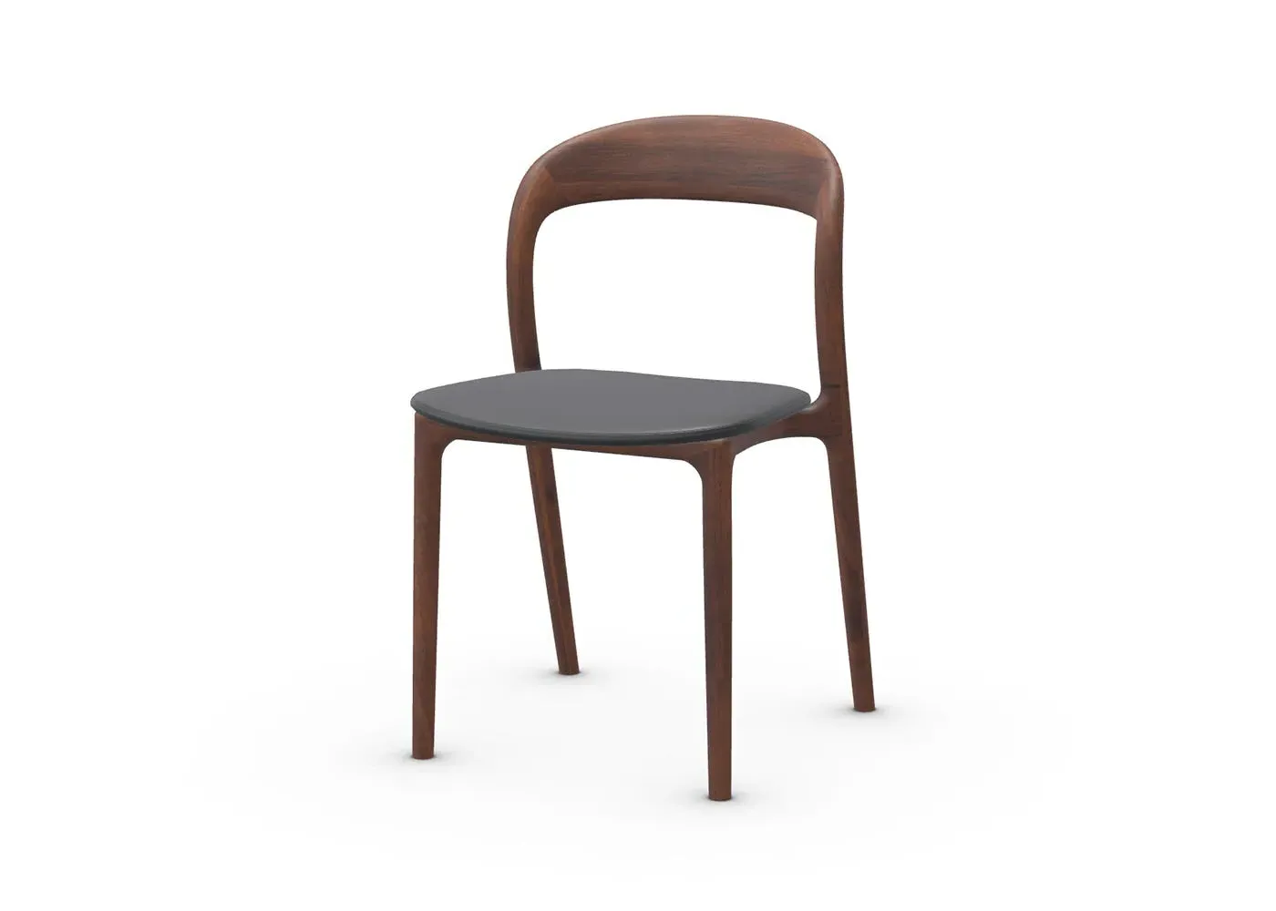 Neva Light Chair - Grey, Walnut