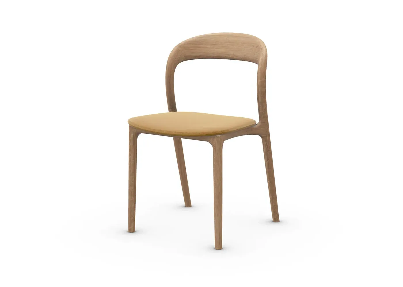 Neva Light Chair - White, Oak