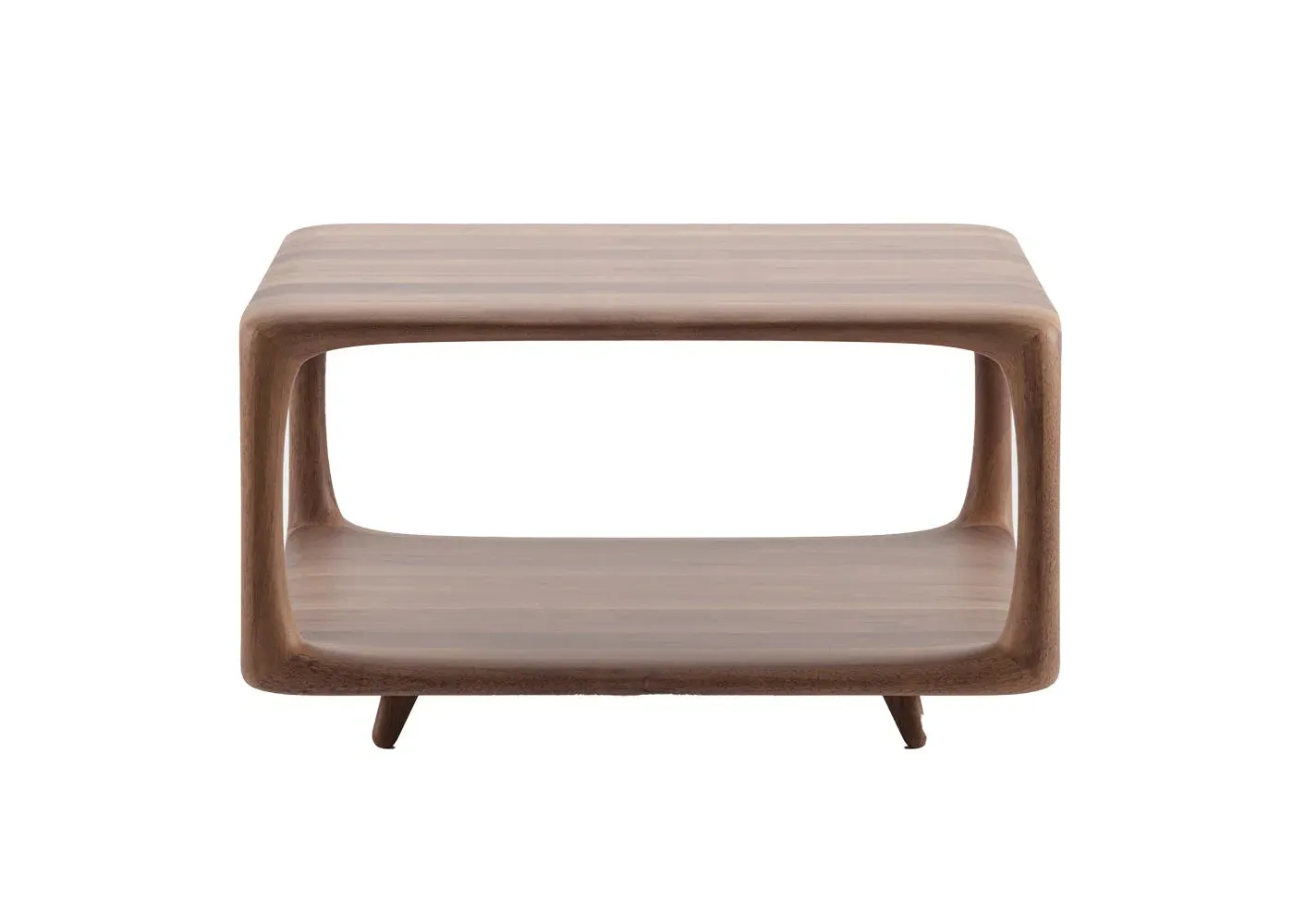 Oval Coffee Table - Dark Wood, Walnut image