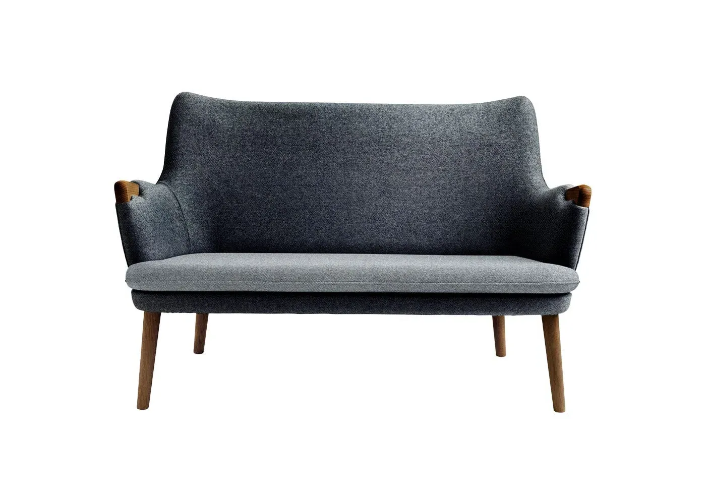 CH72 Sofa Frame - Dark Wood, Walnut
