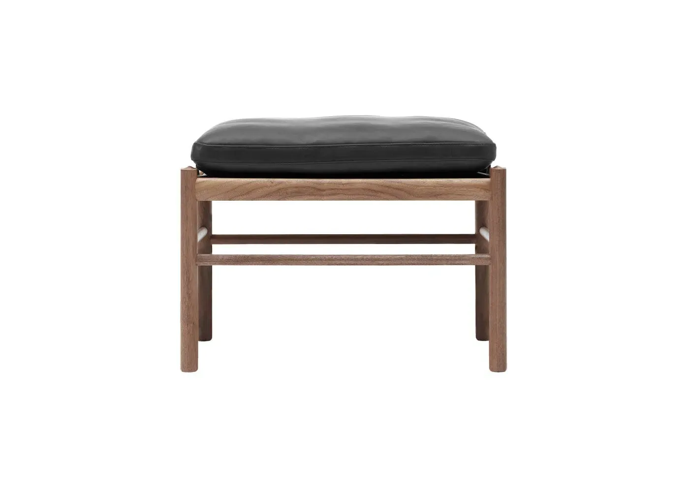 Colonial Footstool - Dark Wood, Walnut