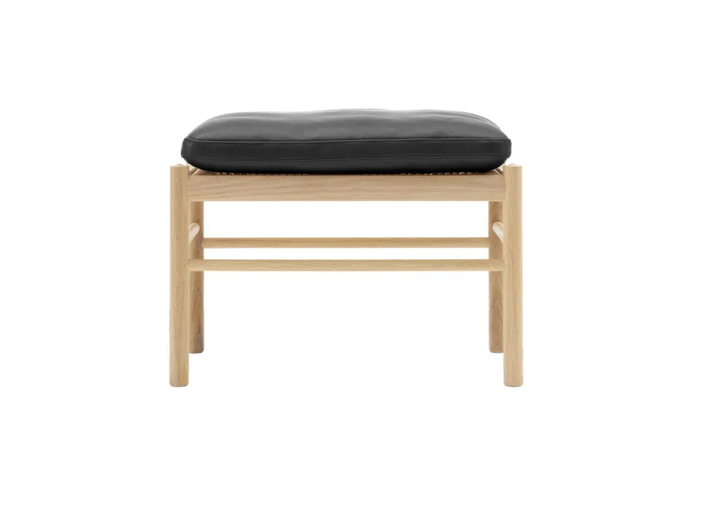 Colonial Footstool - Light Wood, Oak