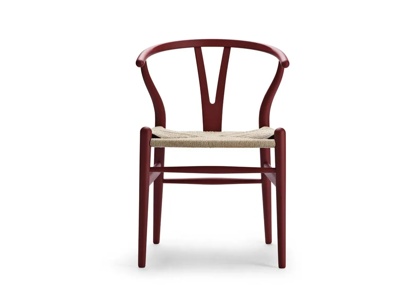 Wishbone Chair with Woven Seat - Brown, Wood