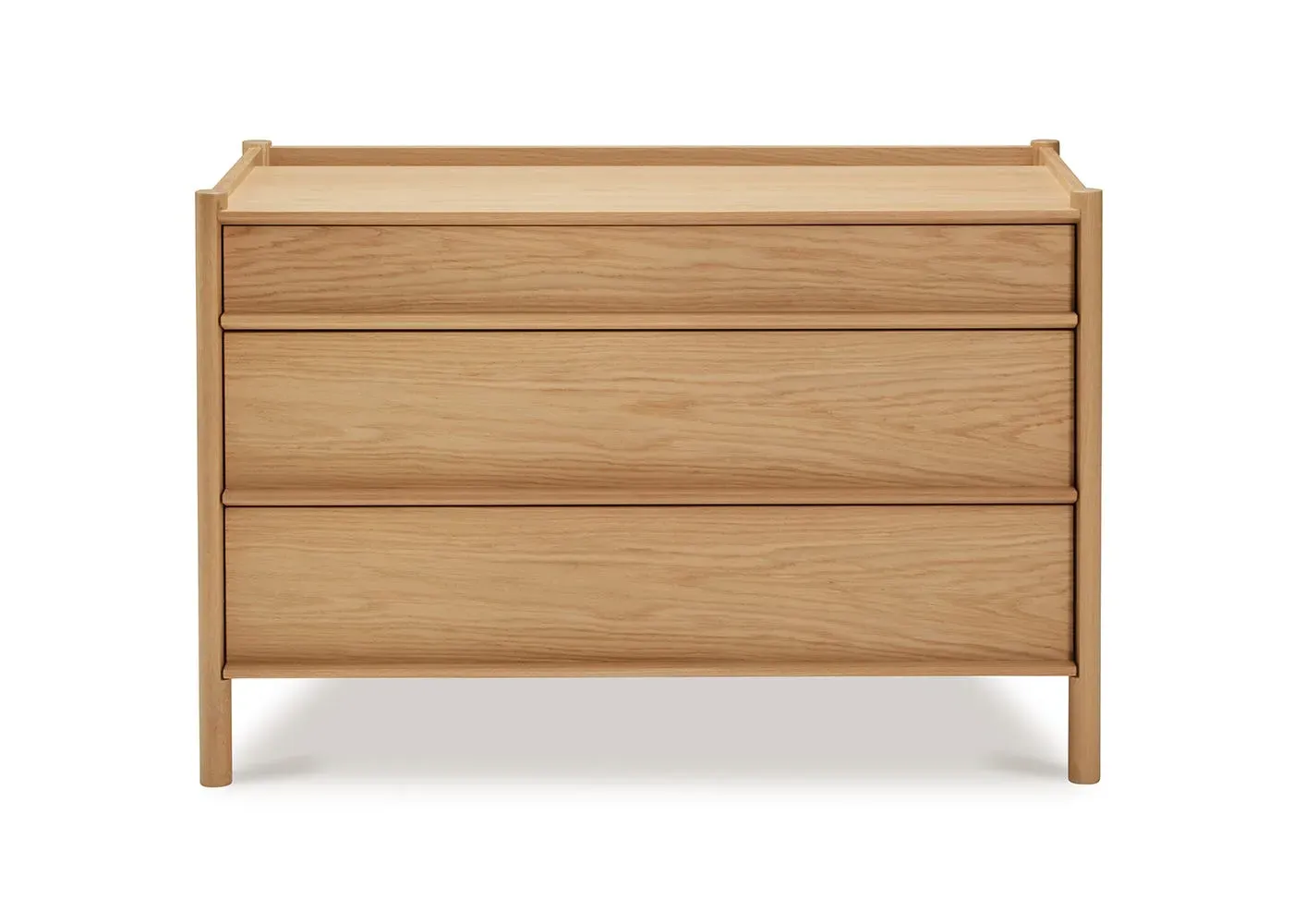 3-Drawer Chest of Drawers - Oak, Wood