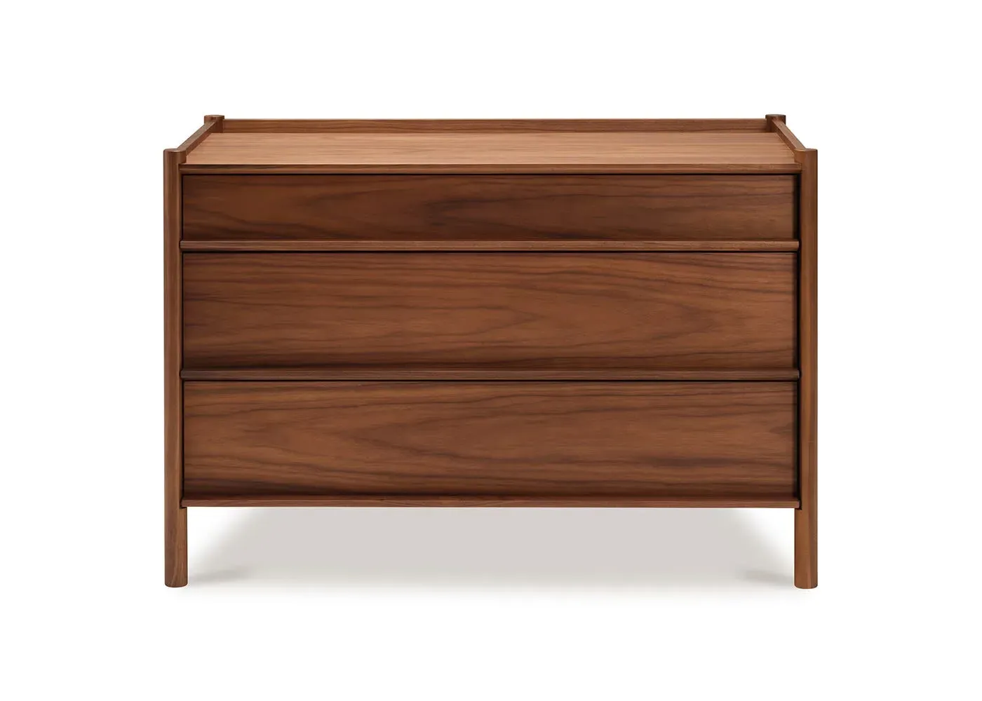 3-Drawer Chest of Drawers - Walnut, Wood