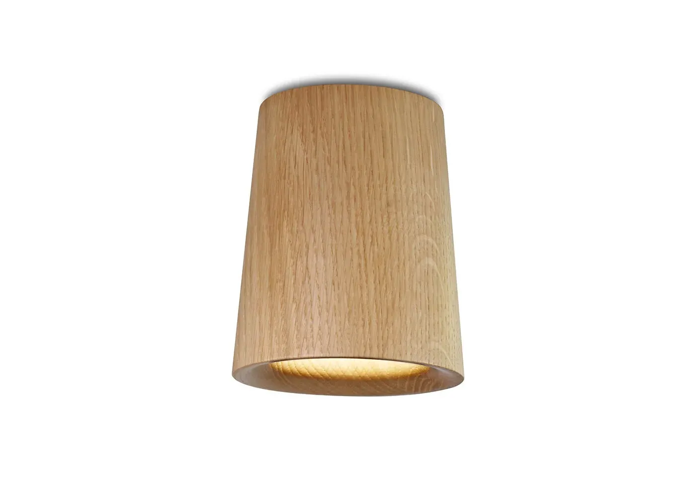 Cone Downlight Fixture - Light Wood, Oak