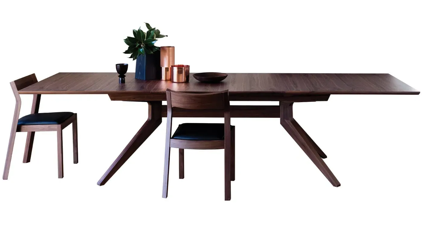 Cross Extending Table - Walnut, Wood