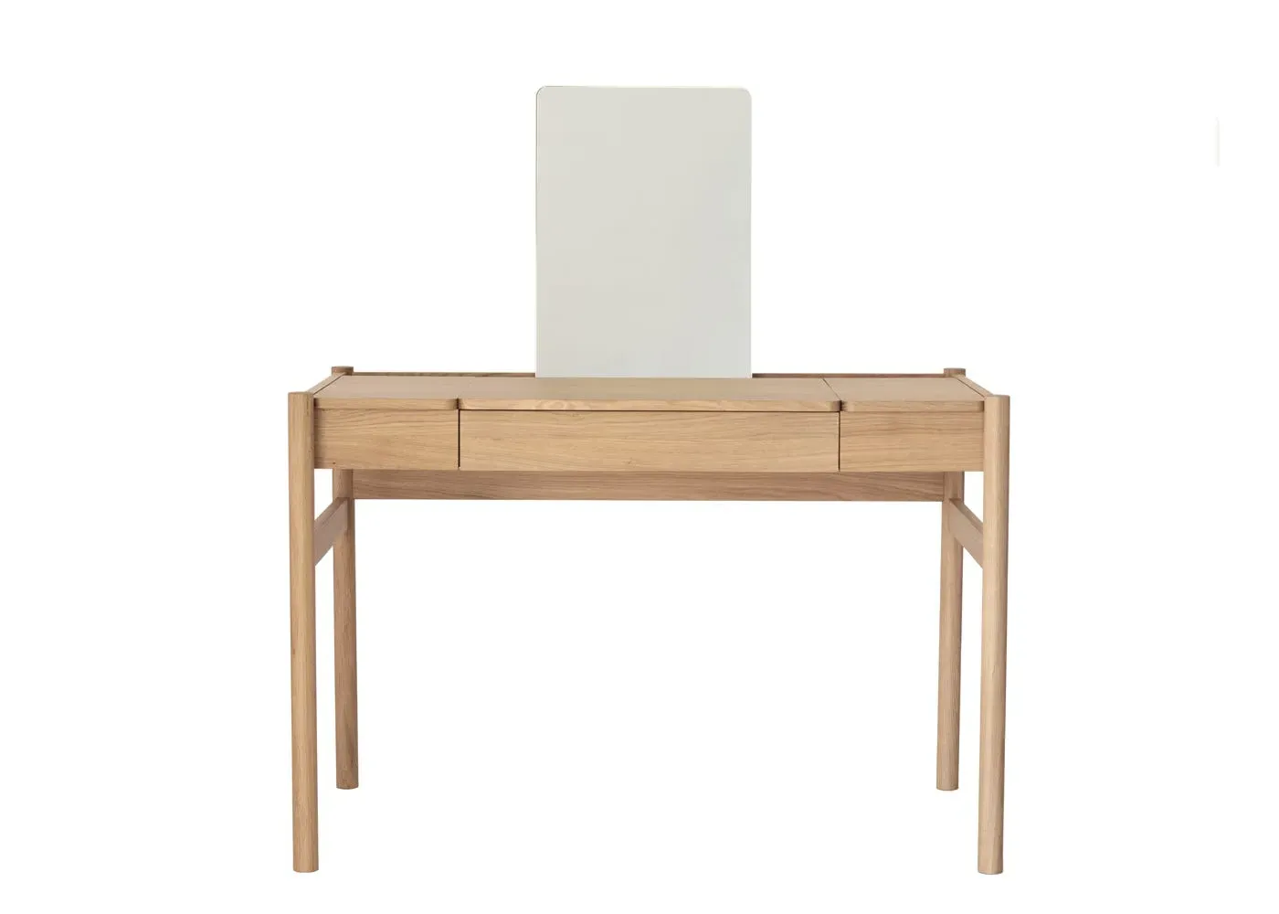 Dressing Table with Mirror - Oak image