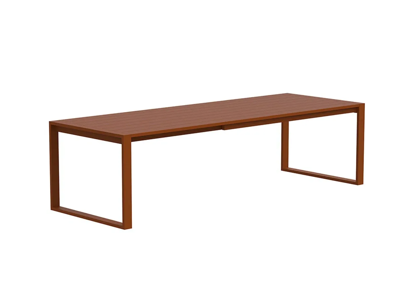 Extending Dining Table - Rust