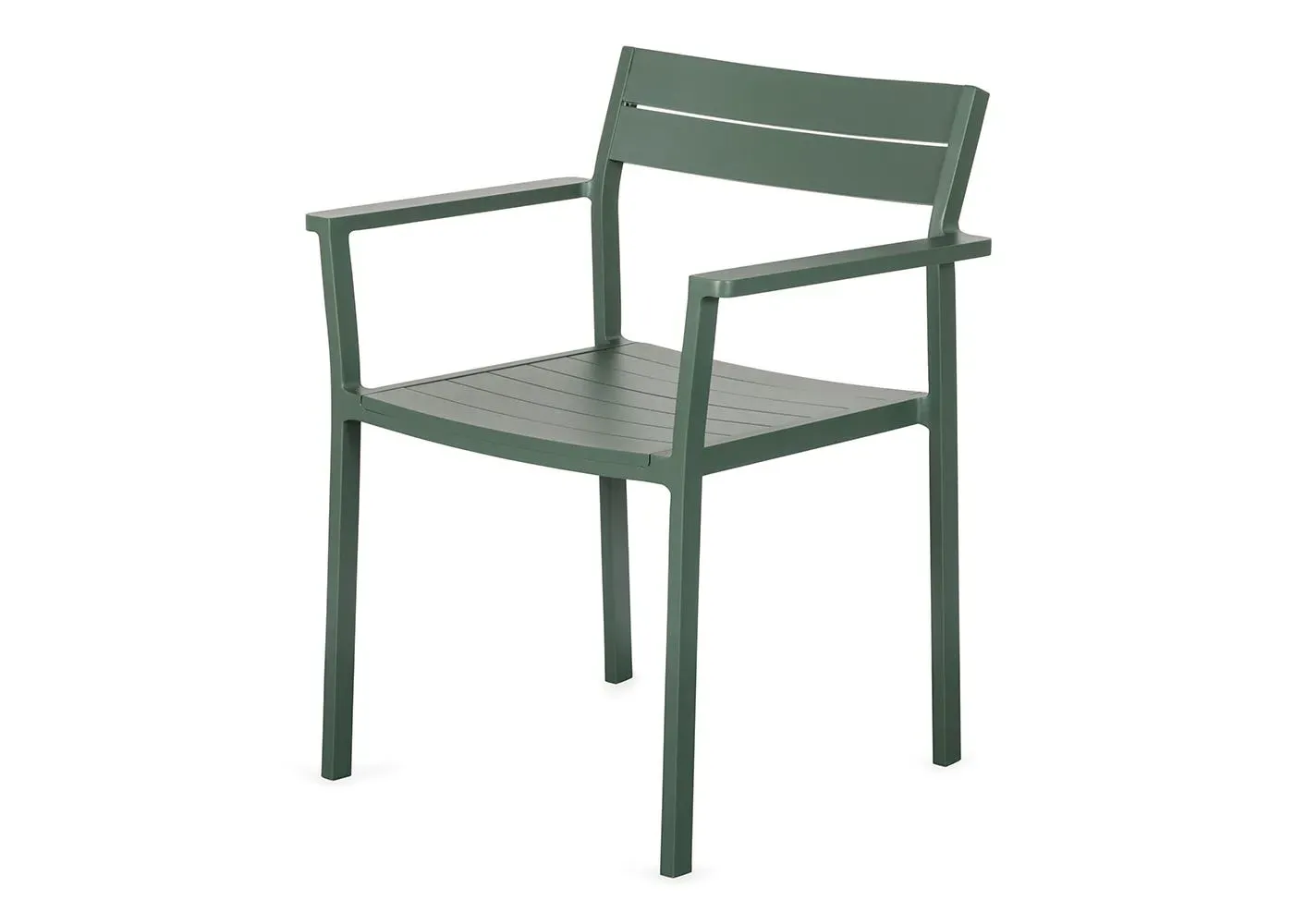 Garden Armchair - Green, Aluminium
