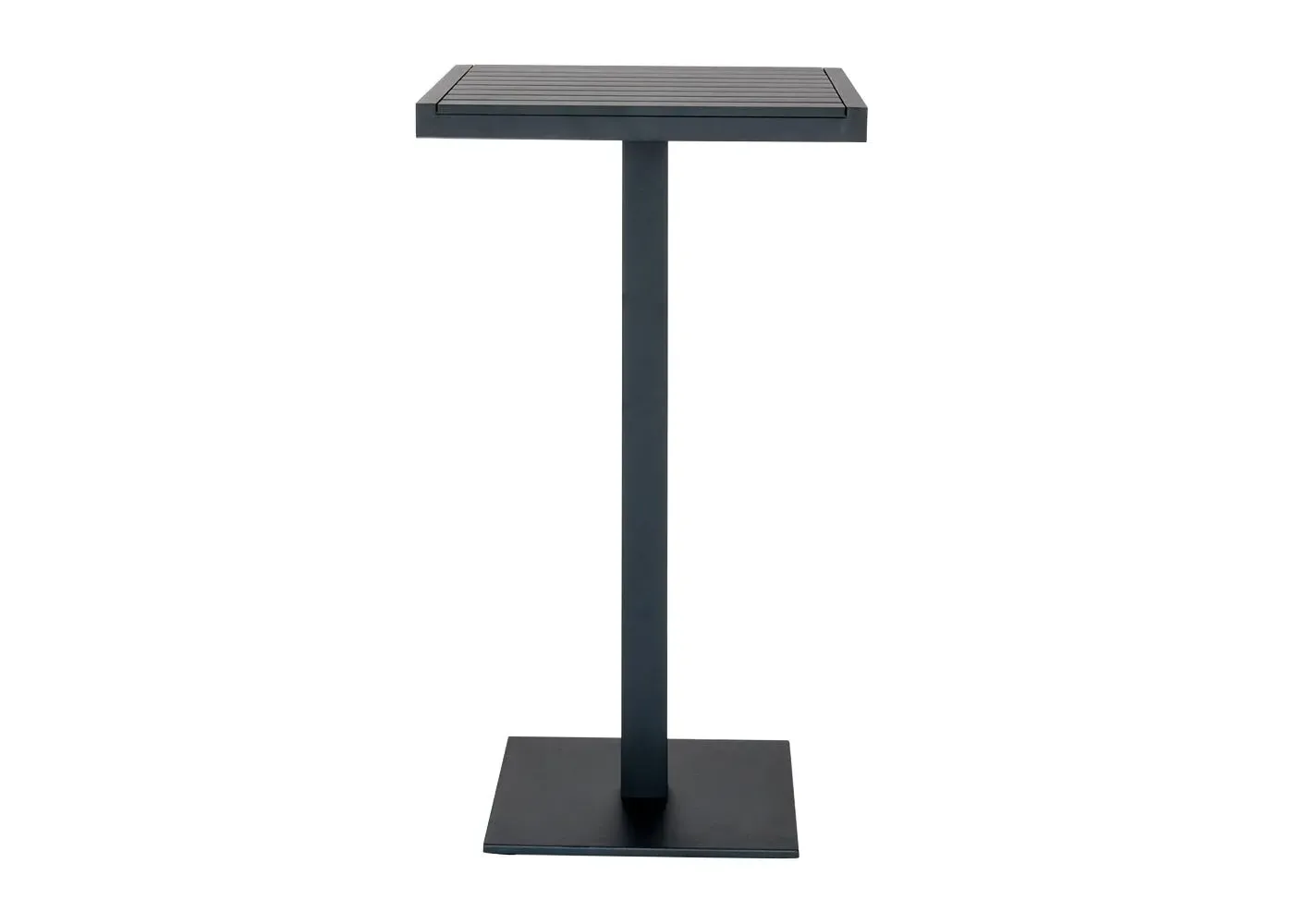 Garden Bar Table - Black, Aluminium image