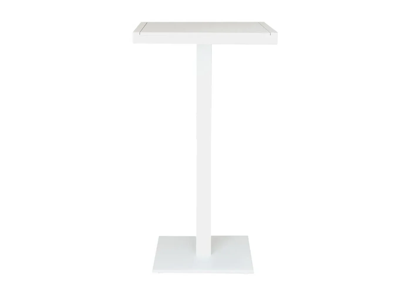 Garden Bar Table - White, Aluminium
