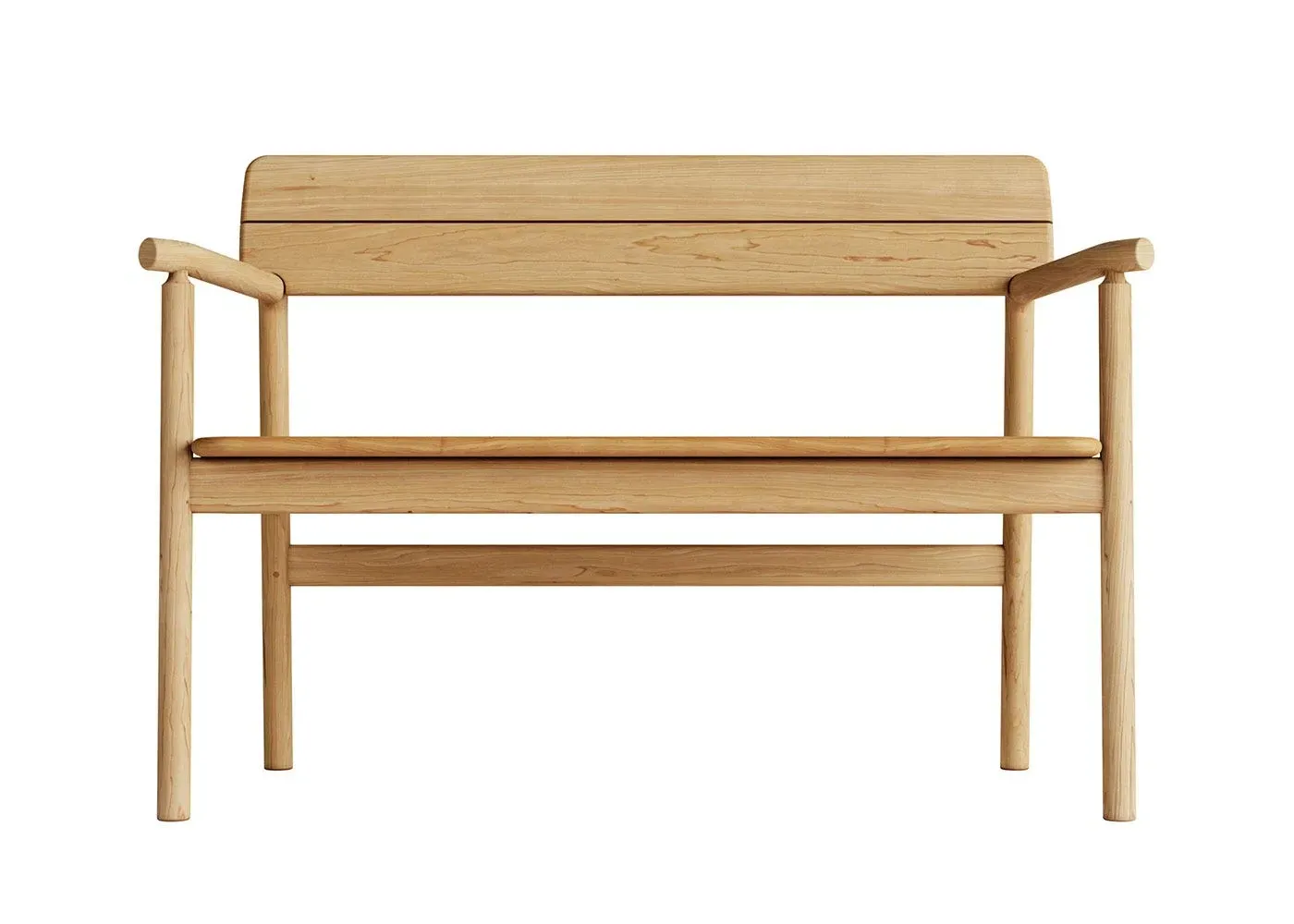 Garden Bench - Light Wood, Teak image