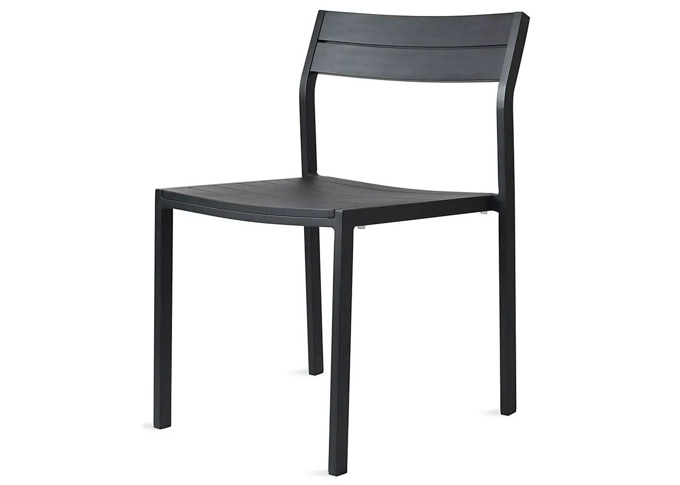 Garden Side Chair - Black, Aluminium image