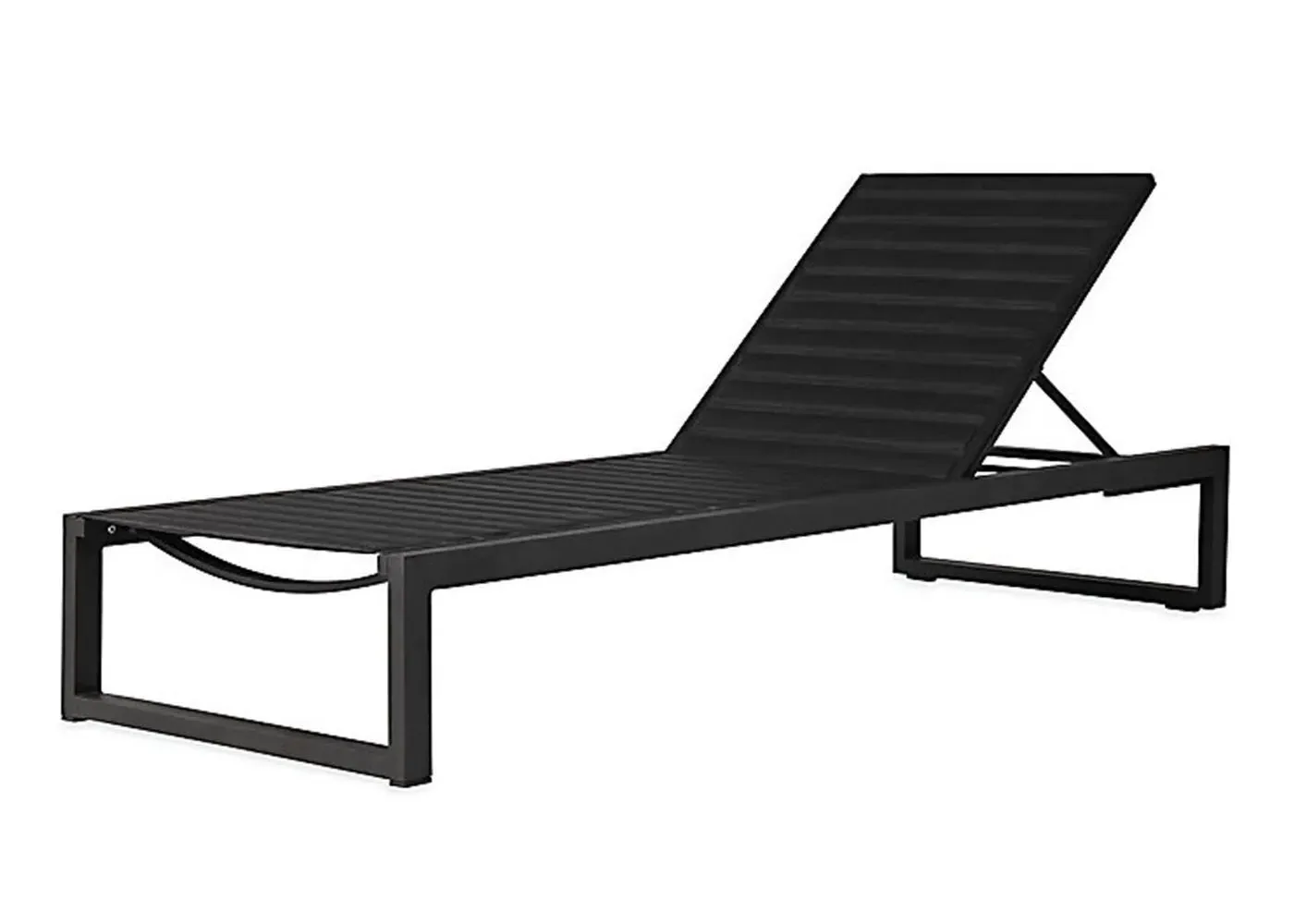 Garden Sun Lounger - Black image