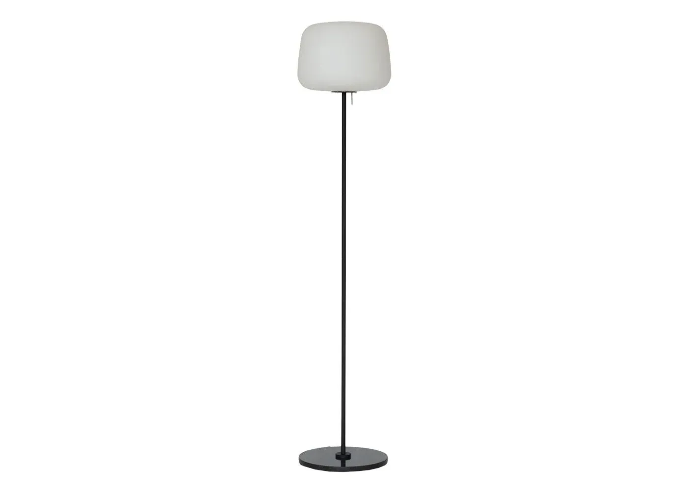 Large Floor Lamp with Soft Light - Black image