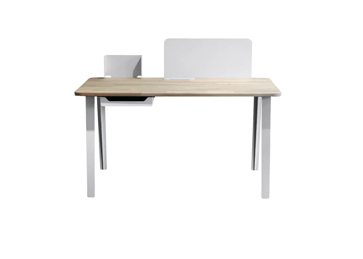 Mantis Desk with Storage - Ash, Solid Wood image