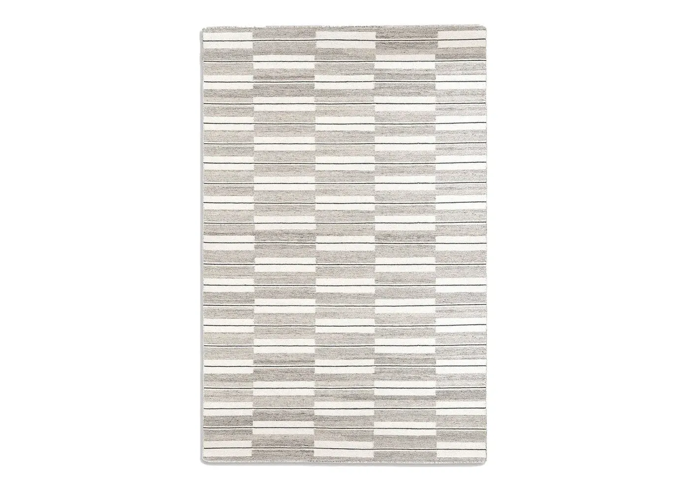 Medium Spindle Rug - Warm Grey, Recycled PET image