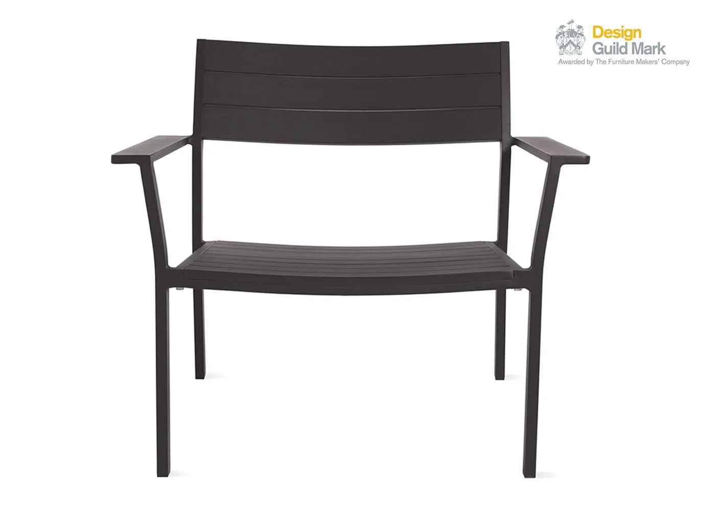 Outdoor Lounge Chair - Black, Aluminium