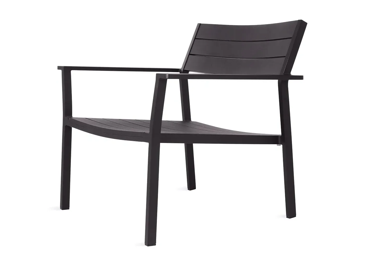 Outdoor Lounge Chair - Black, Aluminium image