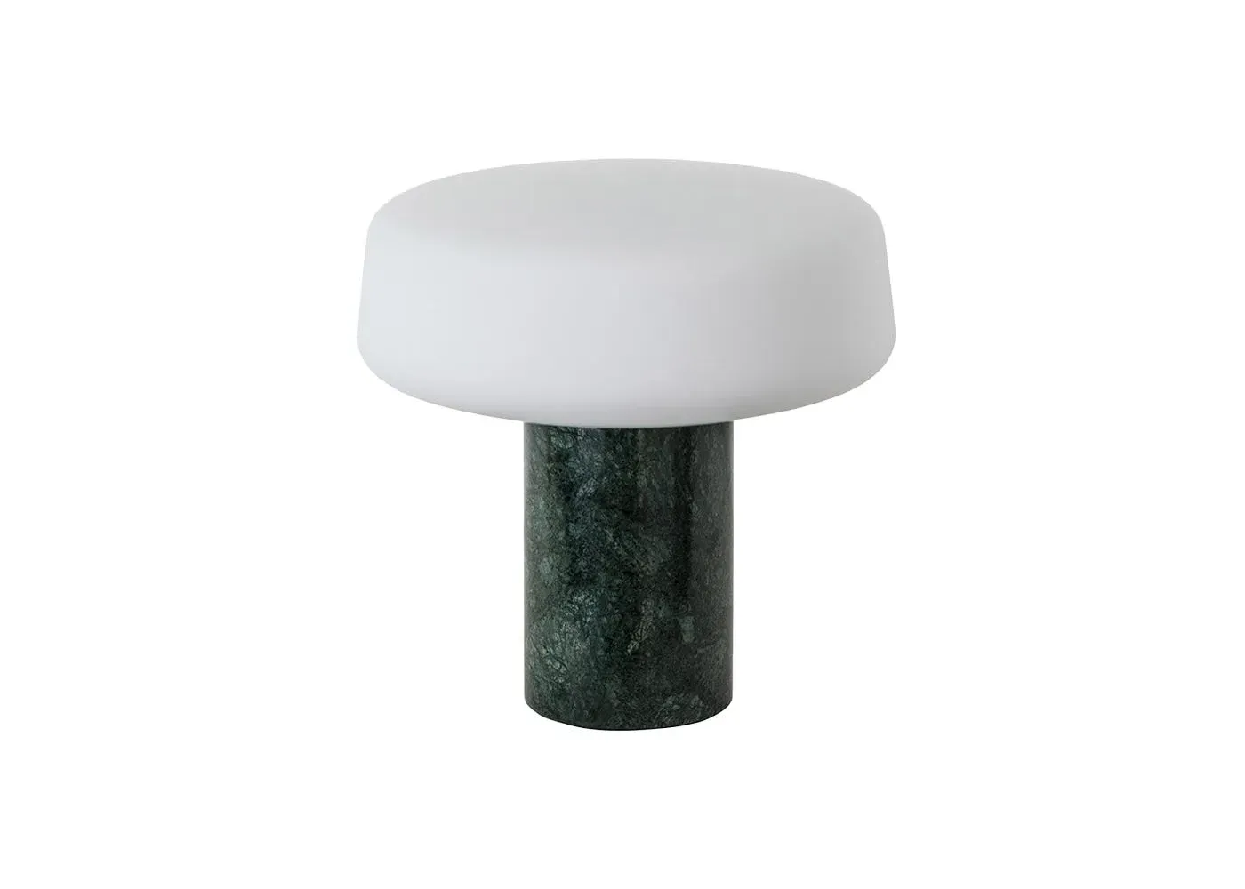 Portable LED Table Lamp - Green, Marble