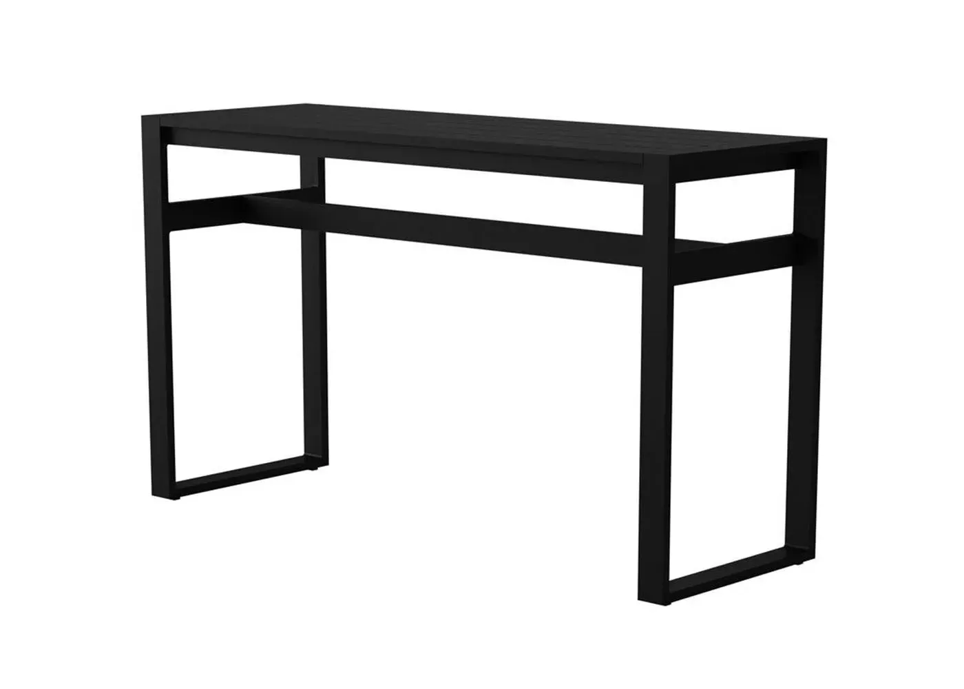 Rectangular Bar Table Outdoor - Black image