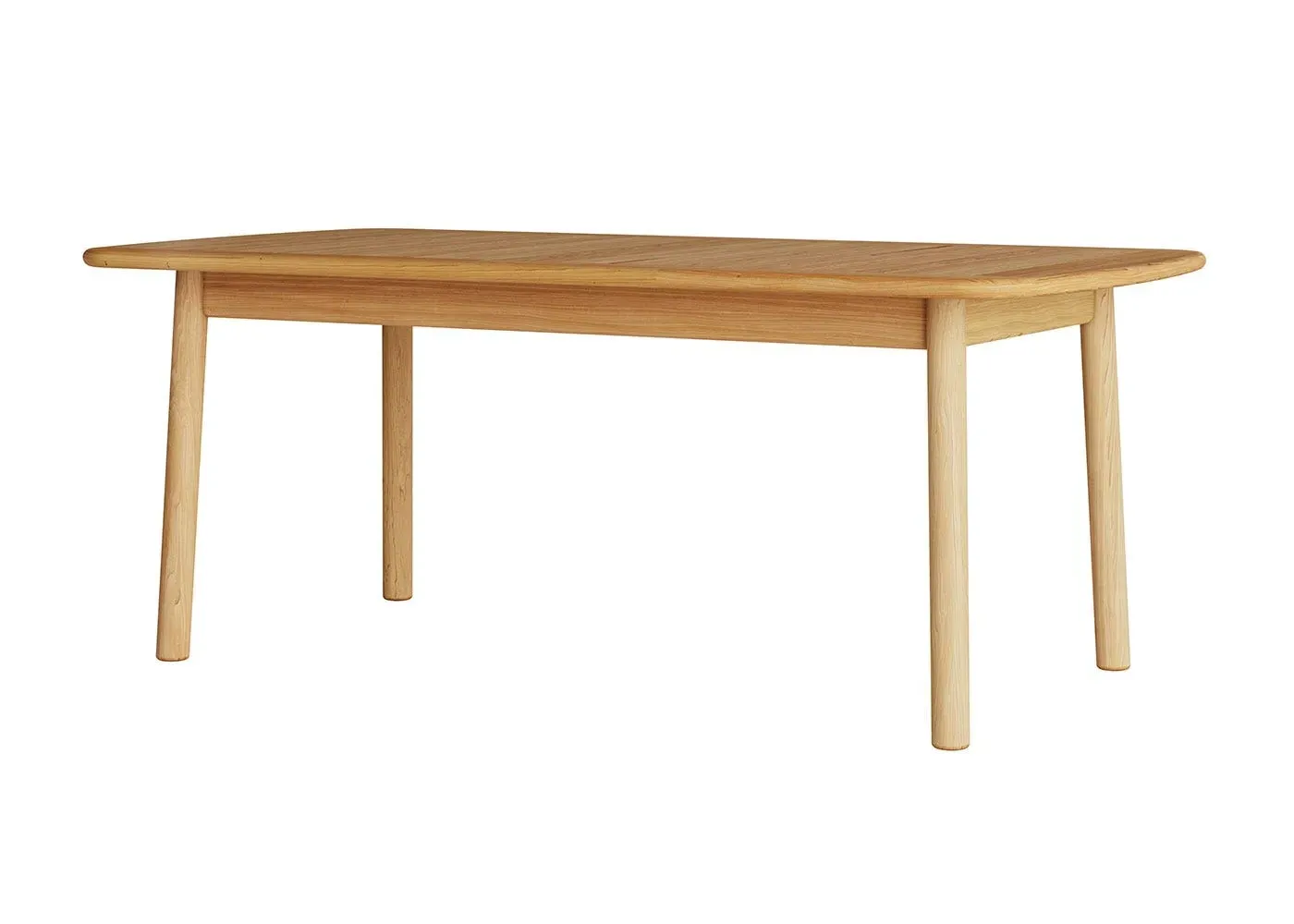 Rectangular Dining Table - Light Wood, Teak image