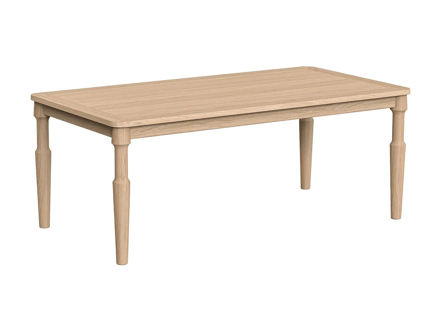 Rectangular Dining Table - Oak, Solid Wood
