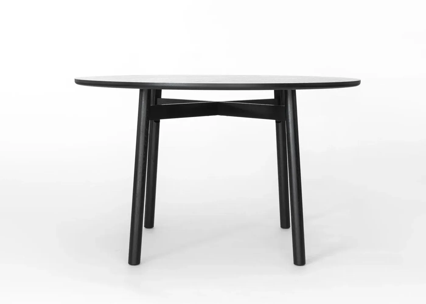 Round Dining Table - Black, Wood image