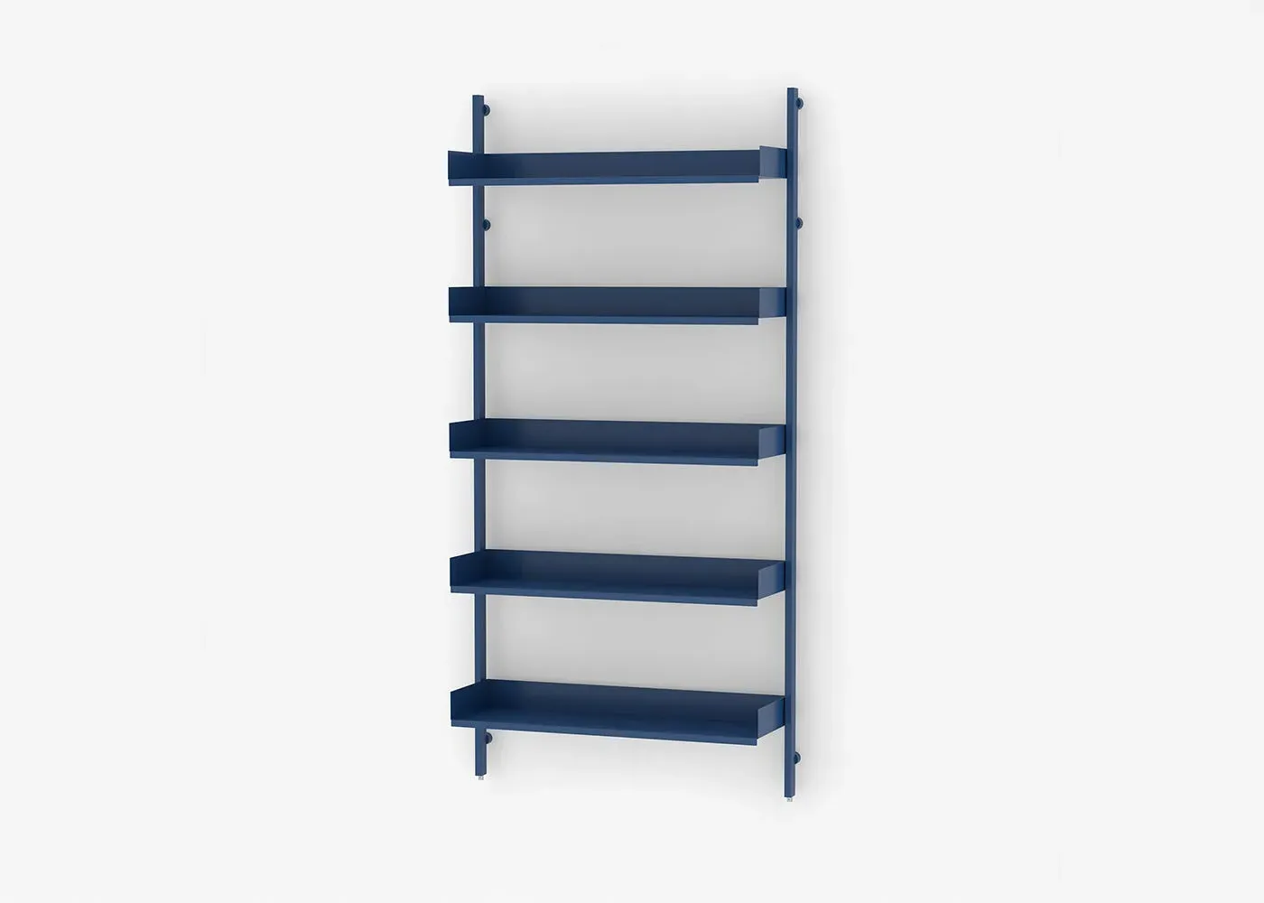 Single Unit Slot Shelving - Deep Blue