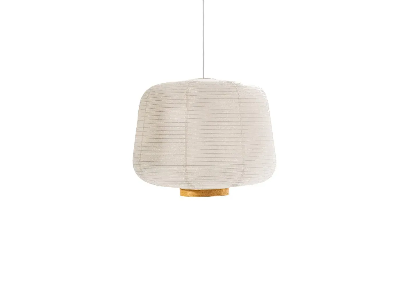 Small Pendant Light - White, Oak image