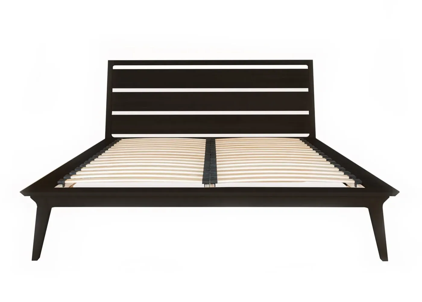 Super King Bed Frame - Black Stain, Oak