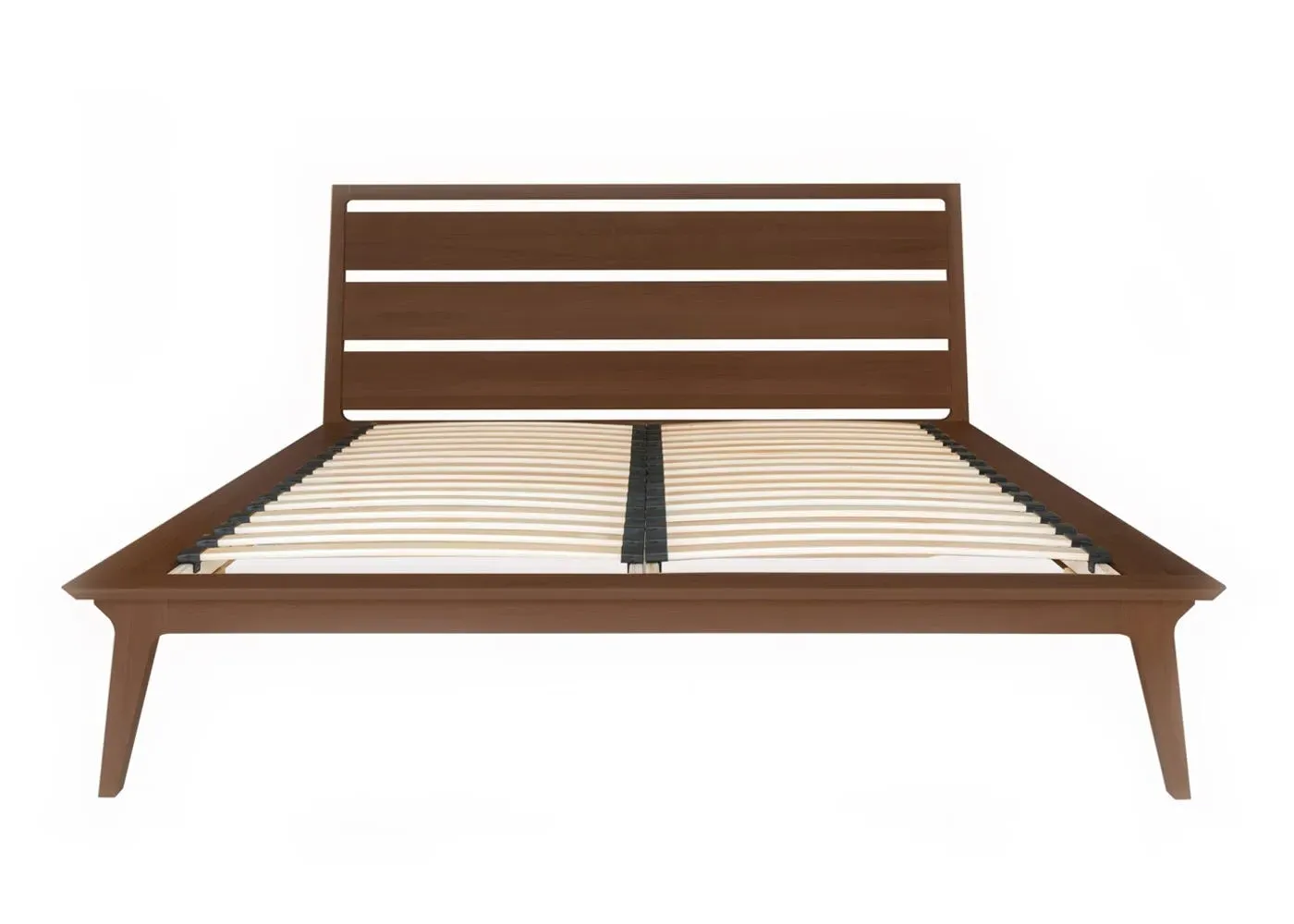Super King Bed Frame - Walnut Stain, Oak