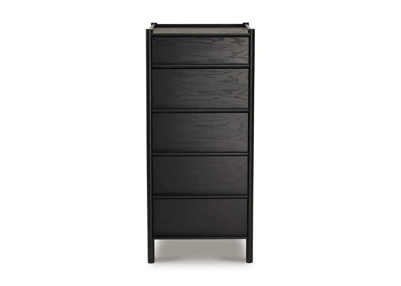 Tallboy Chest of Drawers - Black, Stained Wood image
