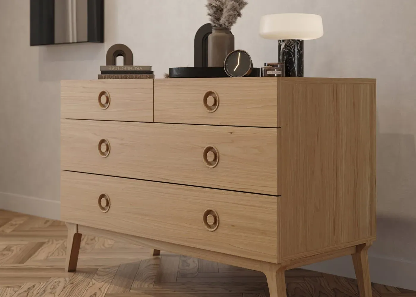 Valentine Chest of Drawers - Oak, Natural