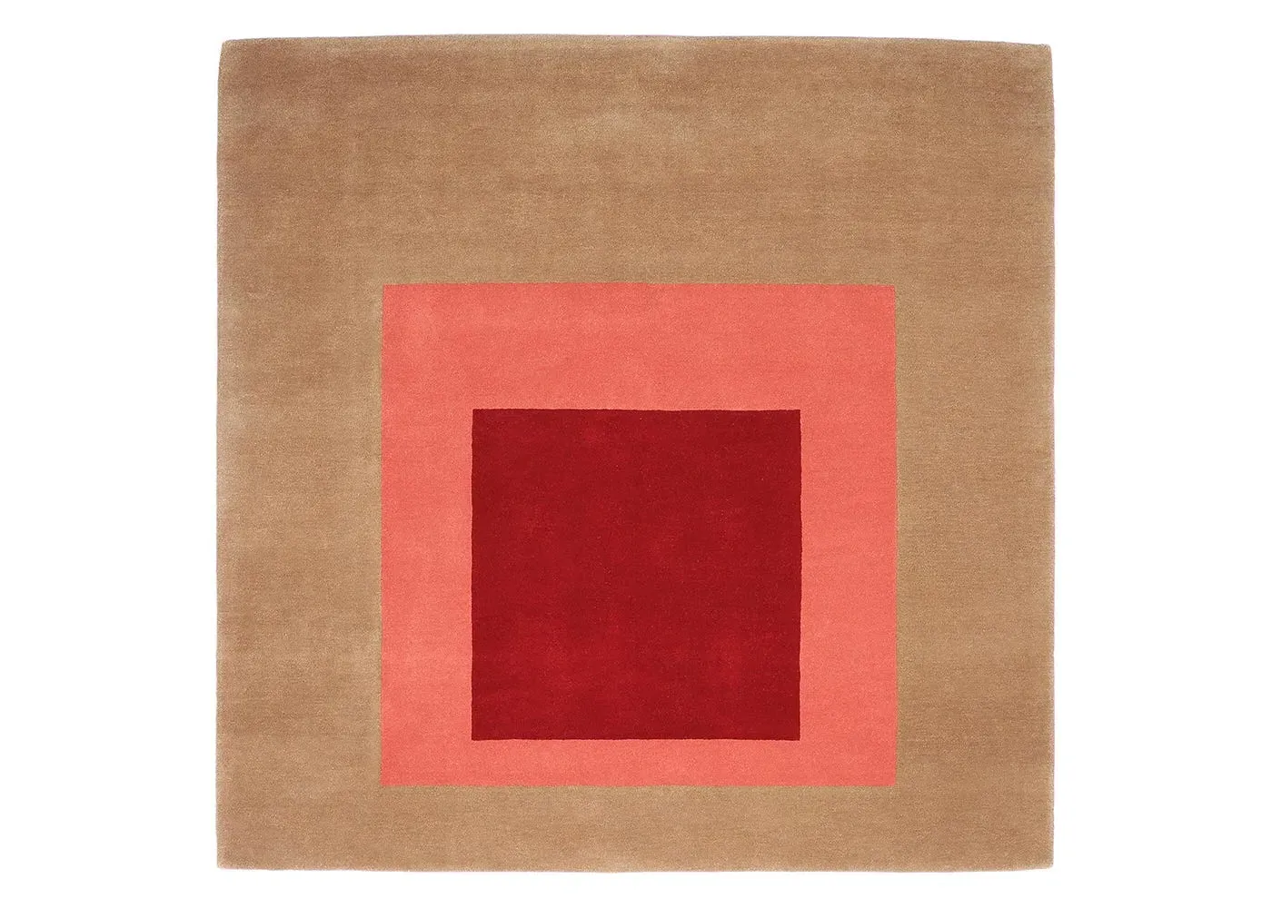 Square Area Rug Geometric Pattern - Multi image