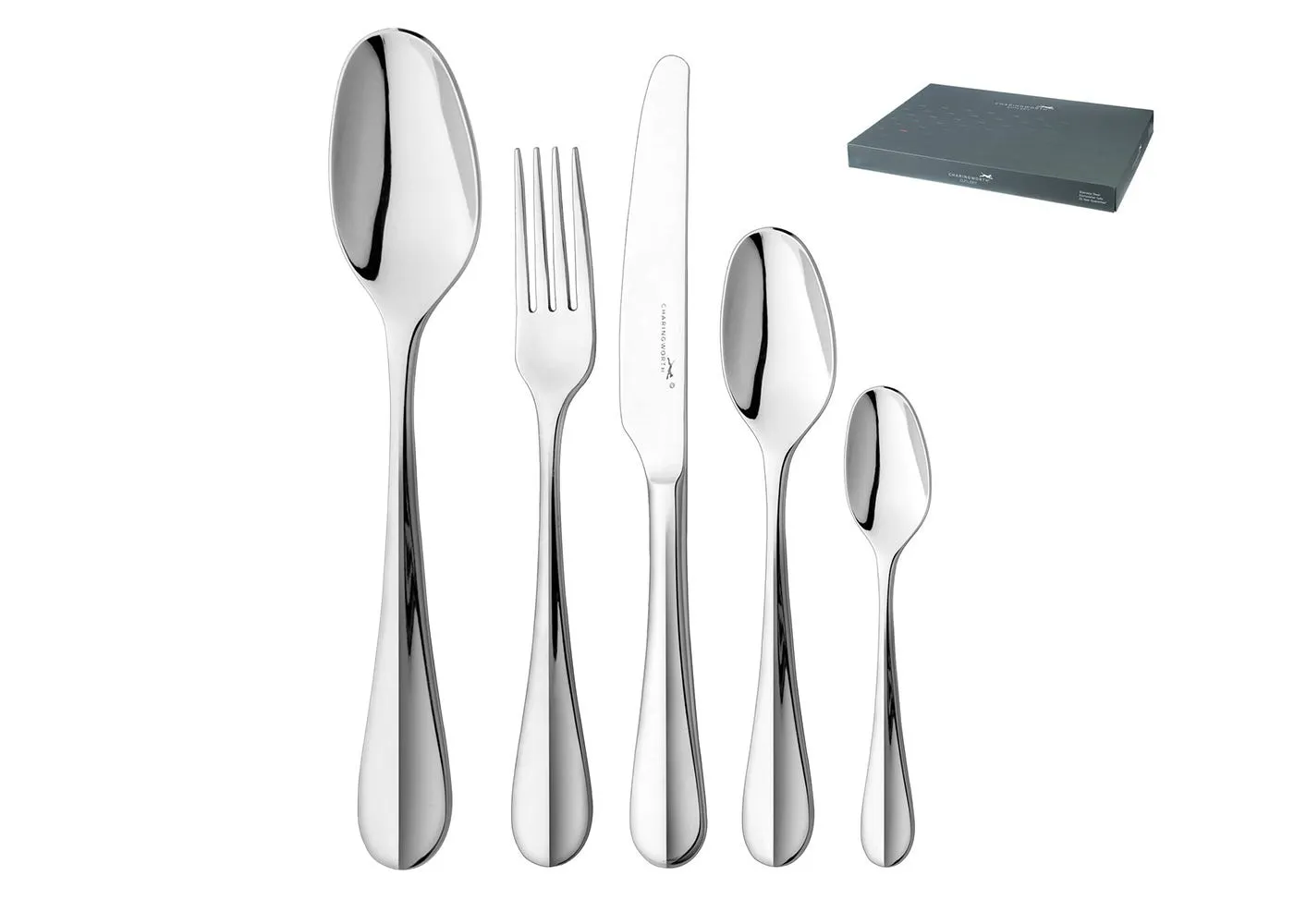 42-Piece Cutlery Set Baguette - Silver Steel image