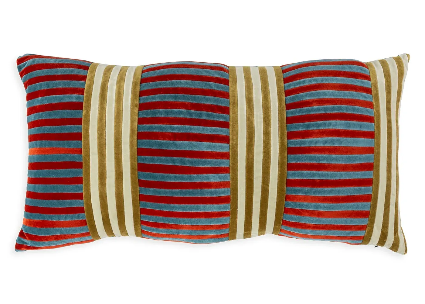 Rectangular Cushion - Multi, Velvet image