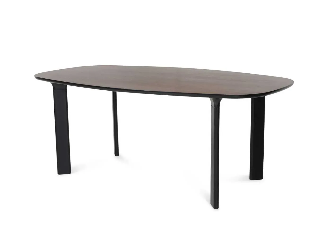 6-Seater Dining Table - Walnut, Solid Wood image