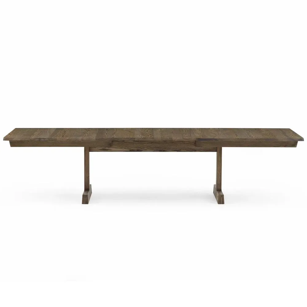 Extending Dining Table - Dark Wood, Ash image