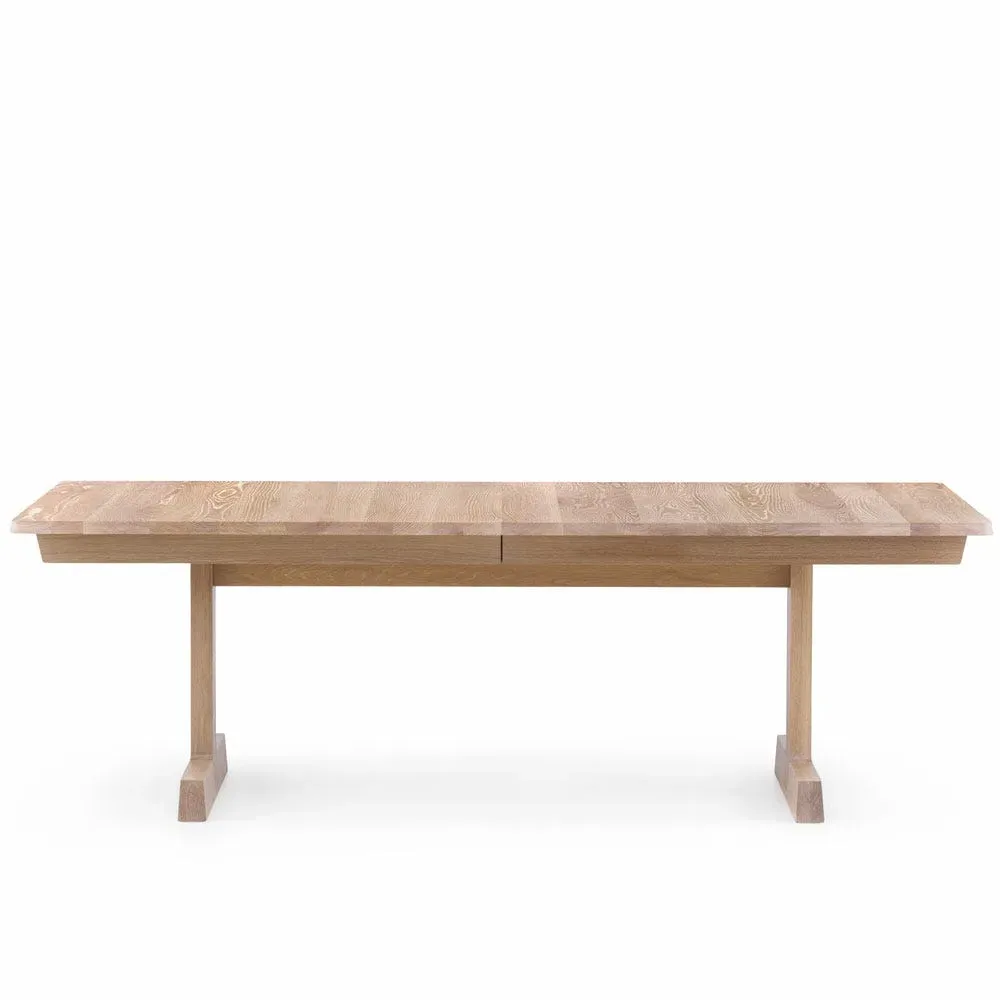 Extending Dining Table - Light Wood, Oak